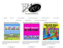 Tablet Screenshot of hoffmanestatesarts.com